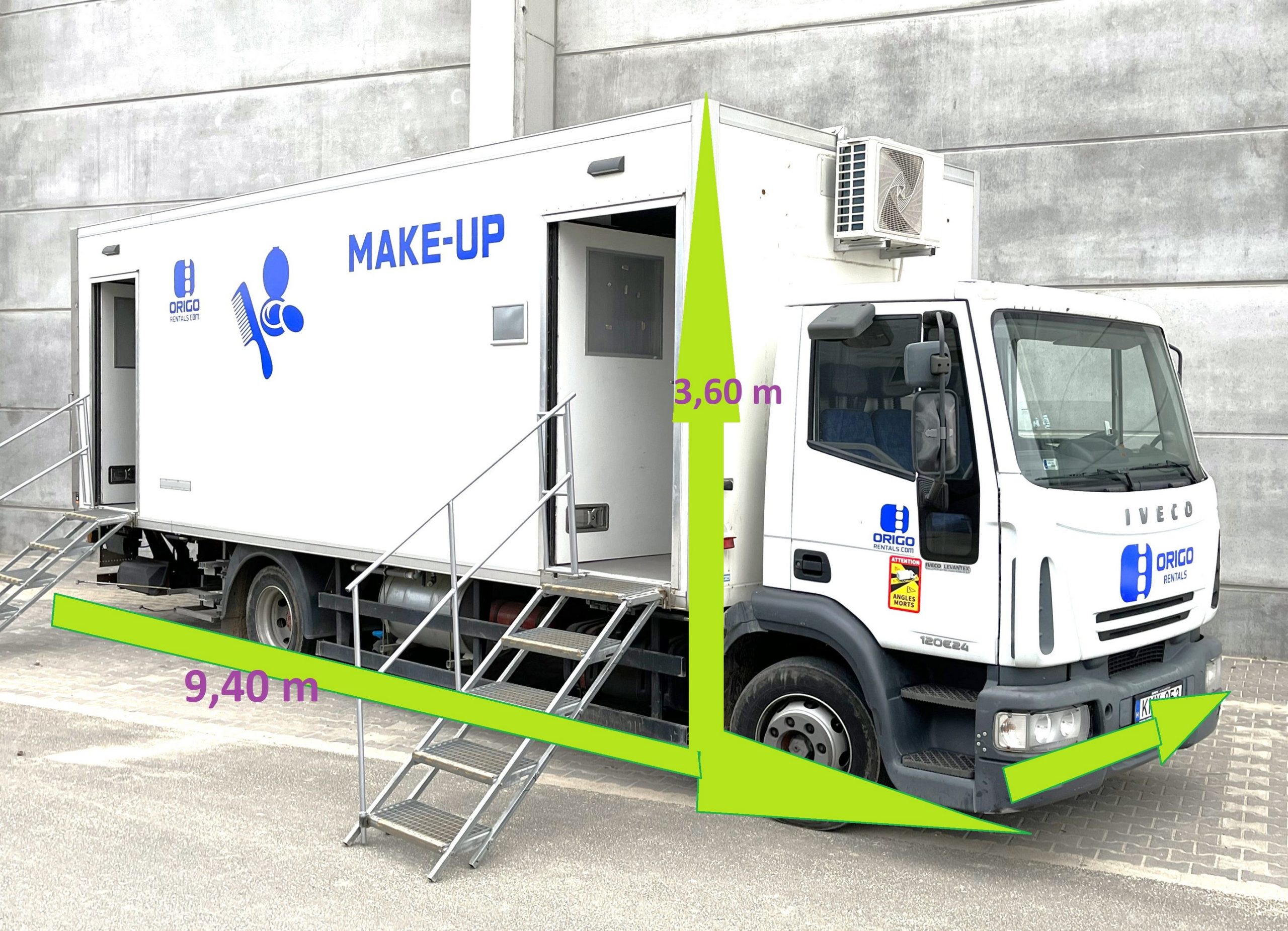 Make up Truck 12t, 6 positions